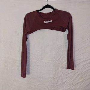 Maroon Gymshark Shrug